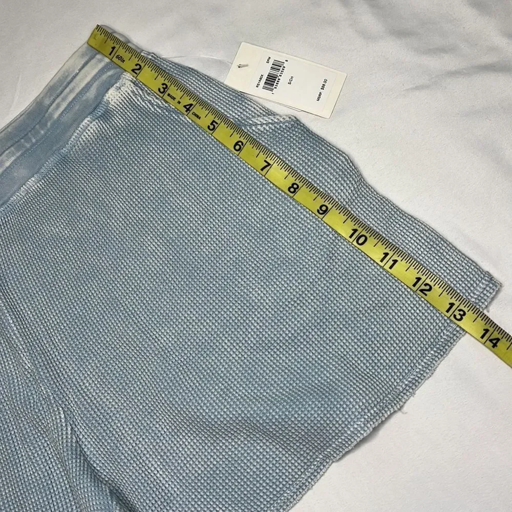 Splendid Women’s Seafoam Waffle Knit Shorts Size Small